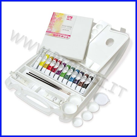 COLORI A TEMPERA FINE IN VALIGETTA