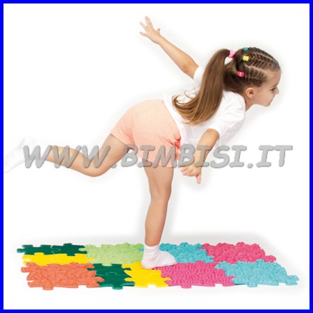 MATTONELLE PUZZLE SENSORIALI SET PZ. 11