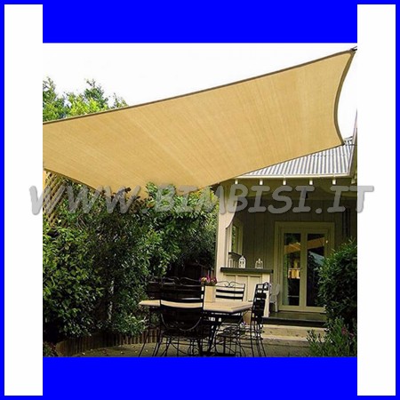 TENDA A VELA QUADRATA MT. 3X3 - immagine 3