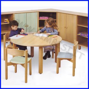 TAVOLO CIRCOLARE ELEMENTARE 100X100X64