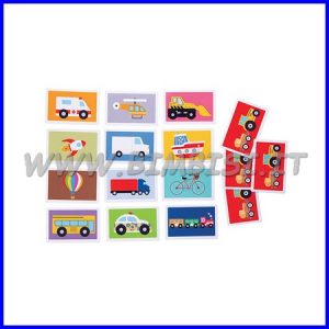 FLASH CARDS TRASPORTI MAZZO 52 PZ