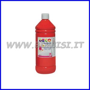 COLORI A TEMPERA FLACONE 500ML ROSSO CARMINIO