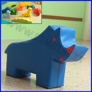 MORBIDONE RINOCERONTE 87X54X20 cm